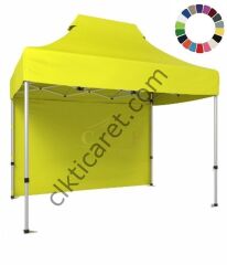 CLK 2x3 Katlanabilir Tente Gazebo Portatif Çadır Arkası Kapalı