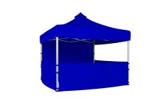 CLK 3x3 40 mm Katlanabilir Tente Gazebo Çadır Gazebo Çadır 1 Tam Duvar 3 Yarım Duvar