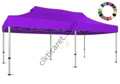 CLK 3x6 52mm Kalın Alüminyum Katlanabilir Tente Portatif Gazebo Çadır